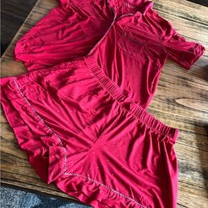 Victoria's Secret Red Pajama Set